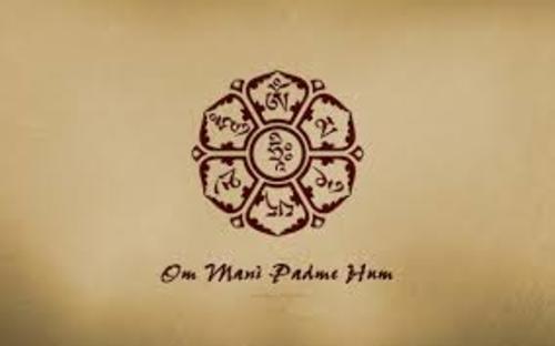 Om mani padme hum is mantra of compassion. Mantra compassion doesn't change base rate frequency; so it does not negate necessity to practice insight meditation